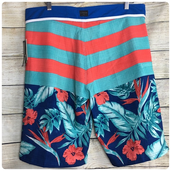 Burnside Island Boardshorts & Swimwear S: 36 NWT - Picture 2 of 8